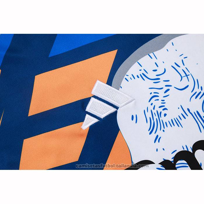 Chandal del Real Madrid Manga Corta 25/26 Blanco Azul - Pantalon Corto